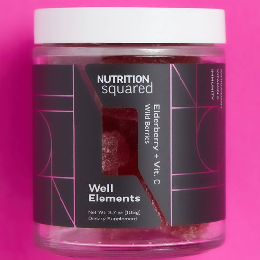 Elderberry Plus. Vit. C Well Elements (30) Gummies - Nutrition Squared